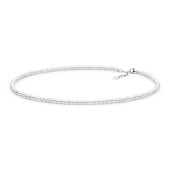 Colier perle naturale albe si argint 38 cm DiAmanti FORW445-CS-G